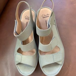 Wedge sandals by Clarks